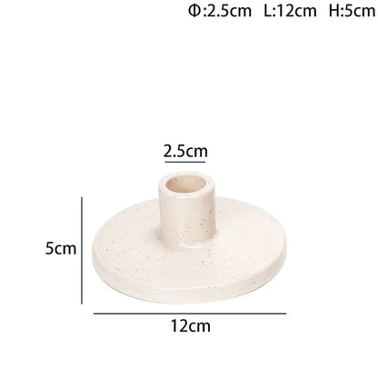 Nordic Ceramic Simple Candle Holder